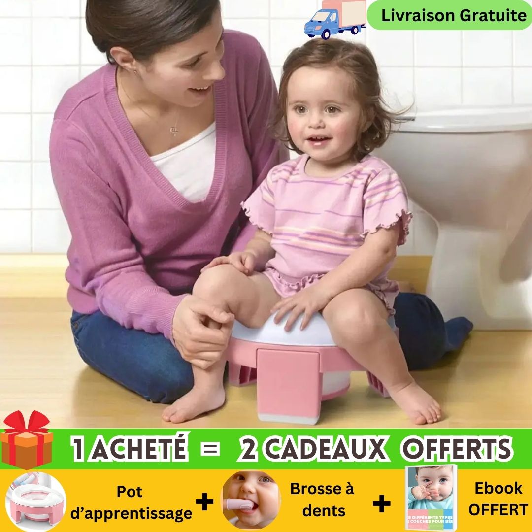 POTTYGO™ | Pot d'apprentissage Évolutif - Bébé Mère Veille