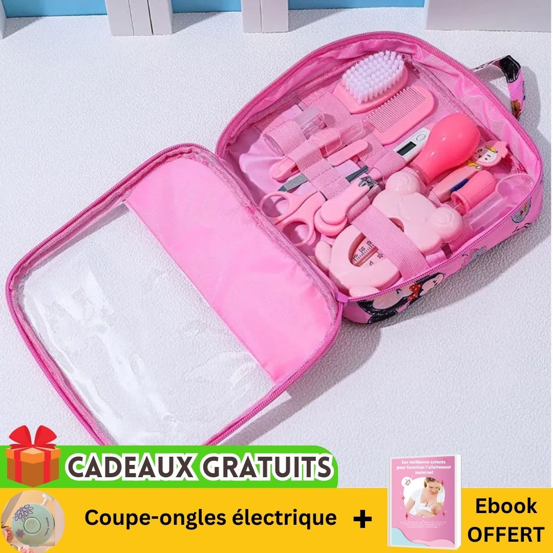 ALLONEKIT™ | Trousse de toilette bébé - Bébé Mère Veille