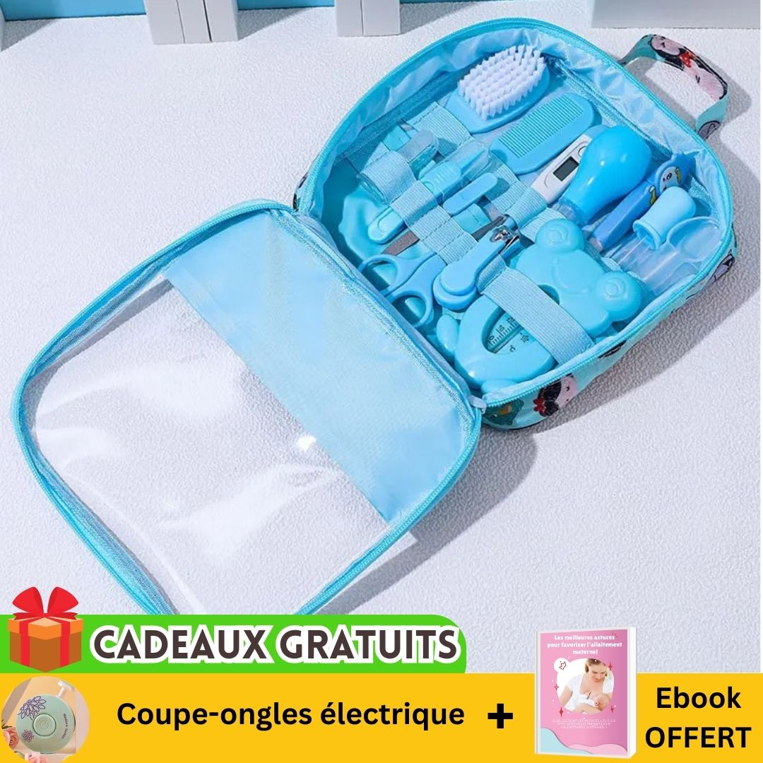 ALLONEKIT™ | Trousse de toilette bébé - Bébé Mère Veille